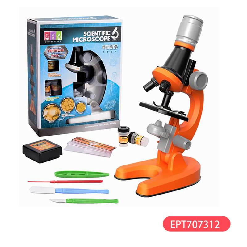 High Quality White Microscope Kids Fun Set Science Kit for Kid Bservation - Bild 5