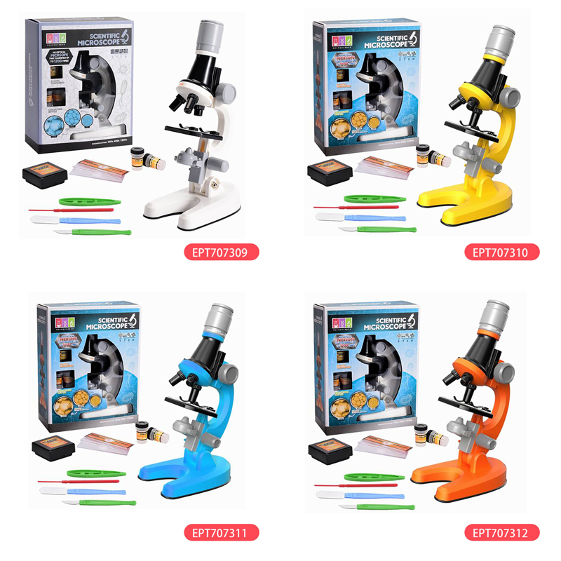 High Quality White Microscope Kids Fun Set Science Kit for Kid Bservation - Bild 6