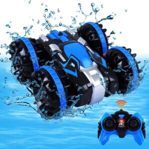 Children 2.4ghz 4WD Brushless Remote Remort Rimot Control Vehicle Monster Rc Amphibious Stunt Cars Boat