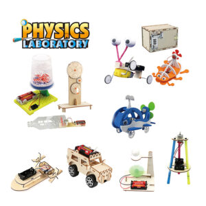 3In1 Physical Science Experiment Physics Diy Kit Stem Kids Gift School Educational Assembly Wooden Puzzle Toy Set for Teach