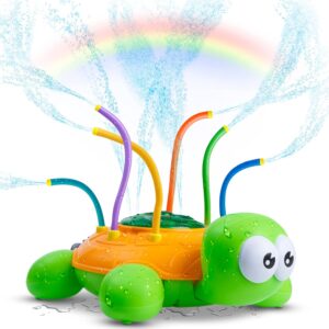 Kids Outdoor Toys Summer Toys Splashing Fun Water Sprinkler Spinning Turtle Kids Sprinkler Toy