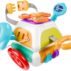 Sensory Kids Funny Baby Gift Interesting Polyhedron Activity Cube Toys Busy Cube