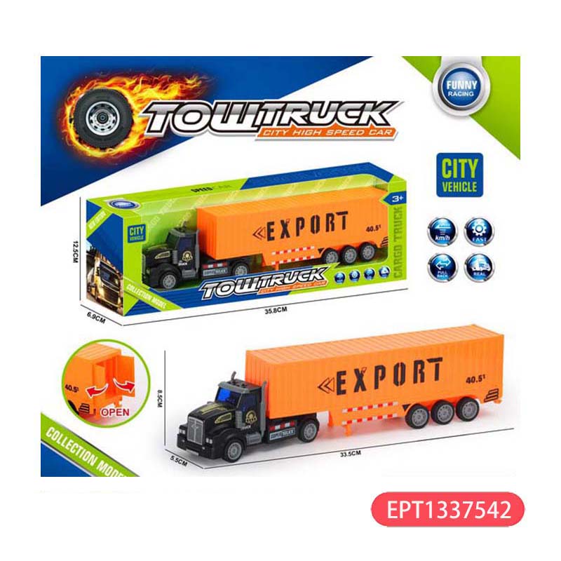 Alloy Pull Back Container Friction Truck Cars Toy Car - Bild 2