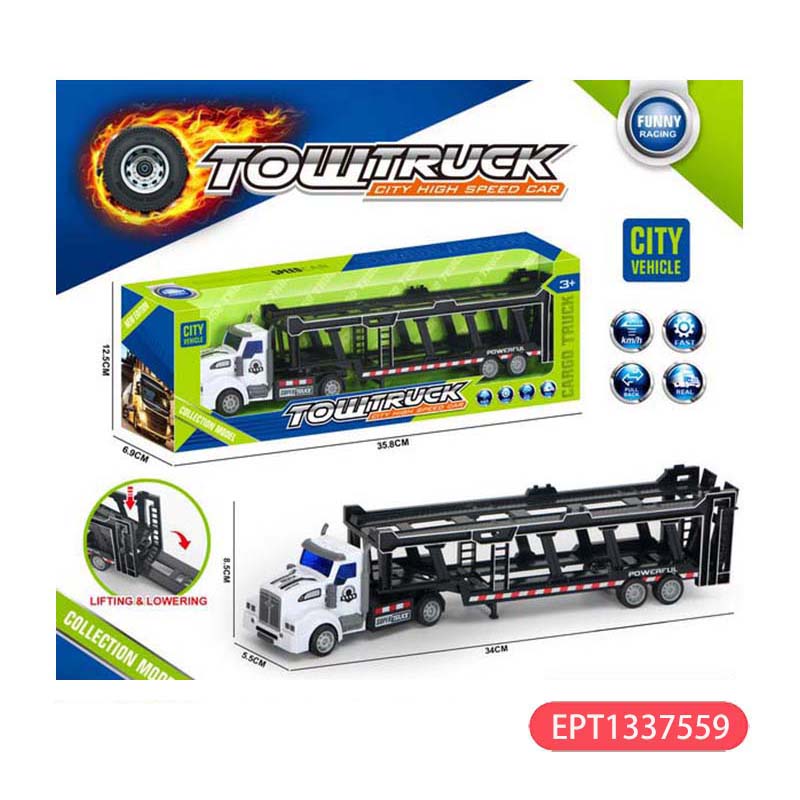 Alloy Pull Back Container Friction Truck Cars Toy Car - Bild 3