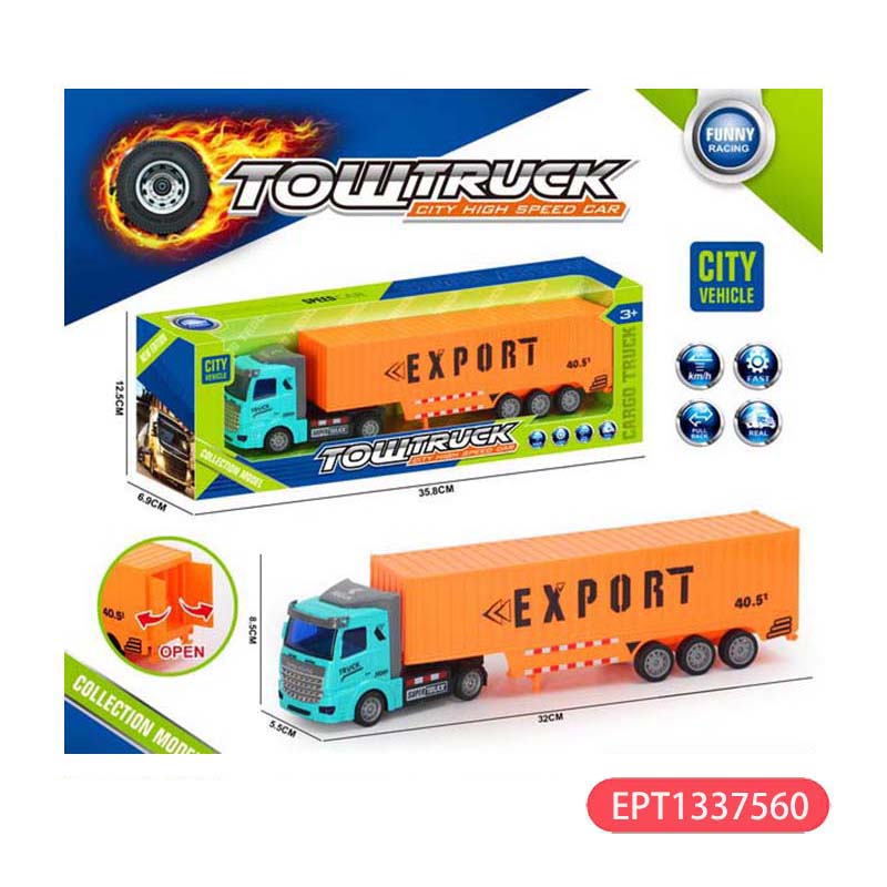 Alloy Pull Back Container Friction Truck Cars Toy Car - Bild 4
