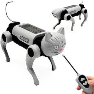 Educação diy montado energia solar brinquedo crianças inteligente elétrico llow preço interativo rc robô inteligente brinquedos para cães