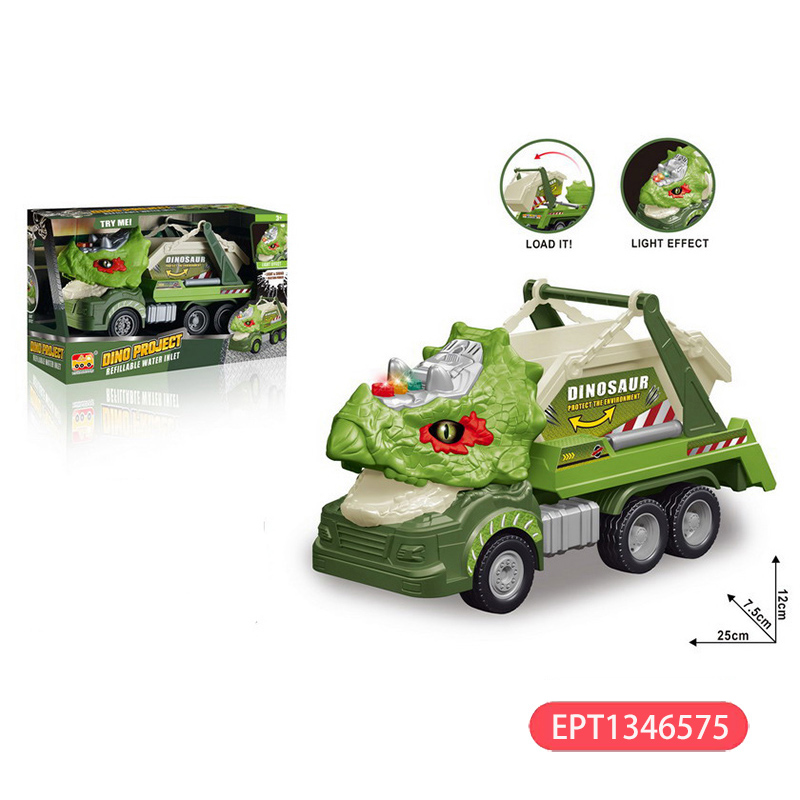 Tyrannosaurus Rex Light Sound Dump Truck Dinosaur Car Toy Lighting With and Music - Bild 4
