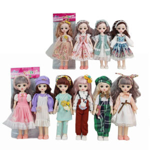 12 Polegadas Sólidas 13 Articulações 3D Fashion Series Boneca Meninas Brincam Brinquedo