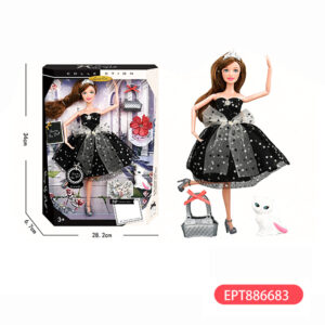 11.5 Inch Solid Body 12 Joint Diamond Fashion Doll Girl Toy