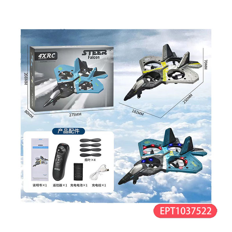 2.4GRAMO 360 Roll One Mode Take Off Foam Lighting Quadcopter Aircraft de control remoto RC Drone Toy - Imagen 4