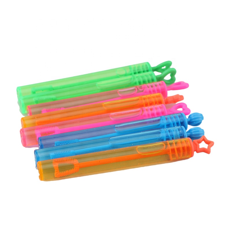 Five-Pointed Star Small Test 8Pcs Tube Blowing Mini Wands Wholesale Toys Wedding Set Soap Plastic Toy Bubbles Wand for Kids - Bild 2
