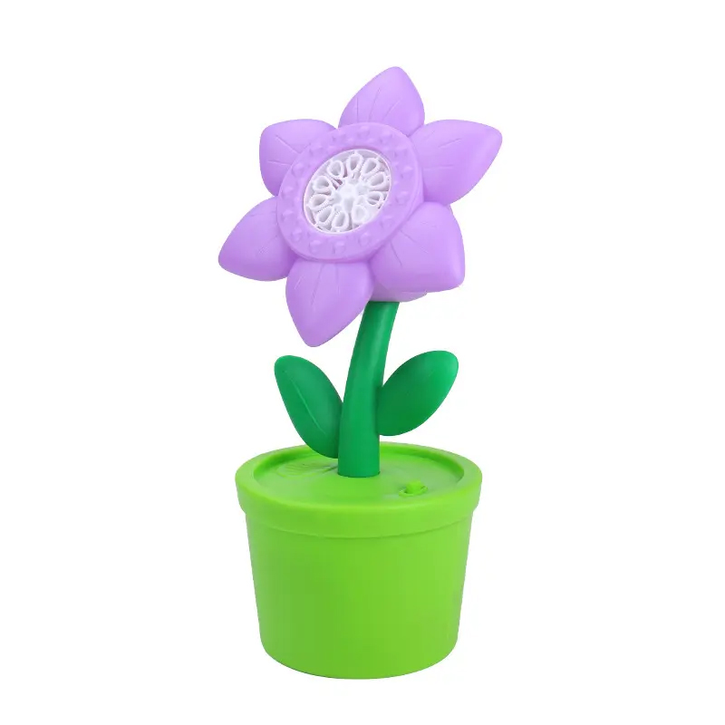 Sommer Bestseller elektrische Ton und Licht Rose Blase Maschine Spielzeug Blume Blasen machen Outdoor Kinder für Haus Hinterhof - Bild 3