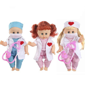 15 Inch Educational Doll Toy Set With Doctor Tool English Song