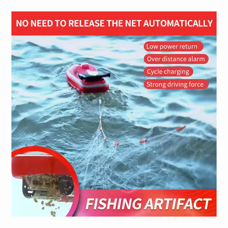 4Ch Remote Control 7km/h Small Fish Boat Rc Double Motor Nesting Fishing Boats Toys for Adult - Imagem 2