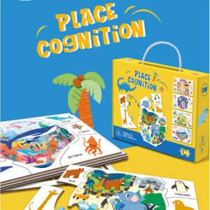 Frühes pädagogisches Spielzeug für Kinder, 3D-Match-Puzzle, kognitives Puzzle