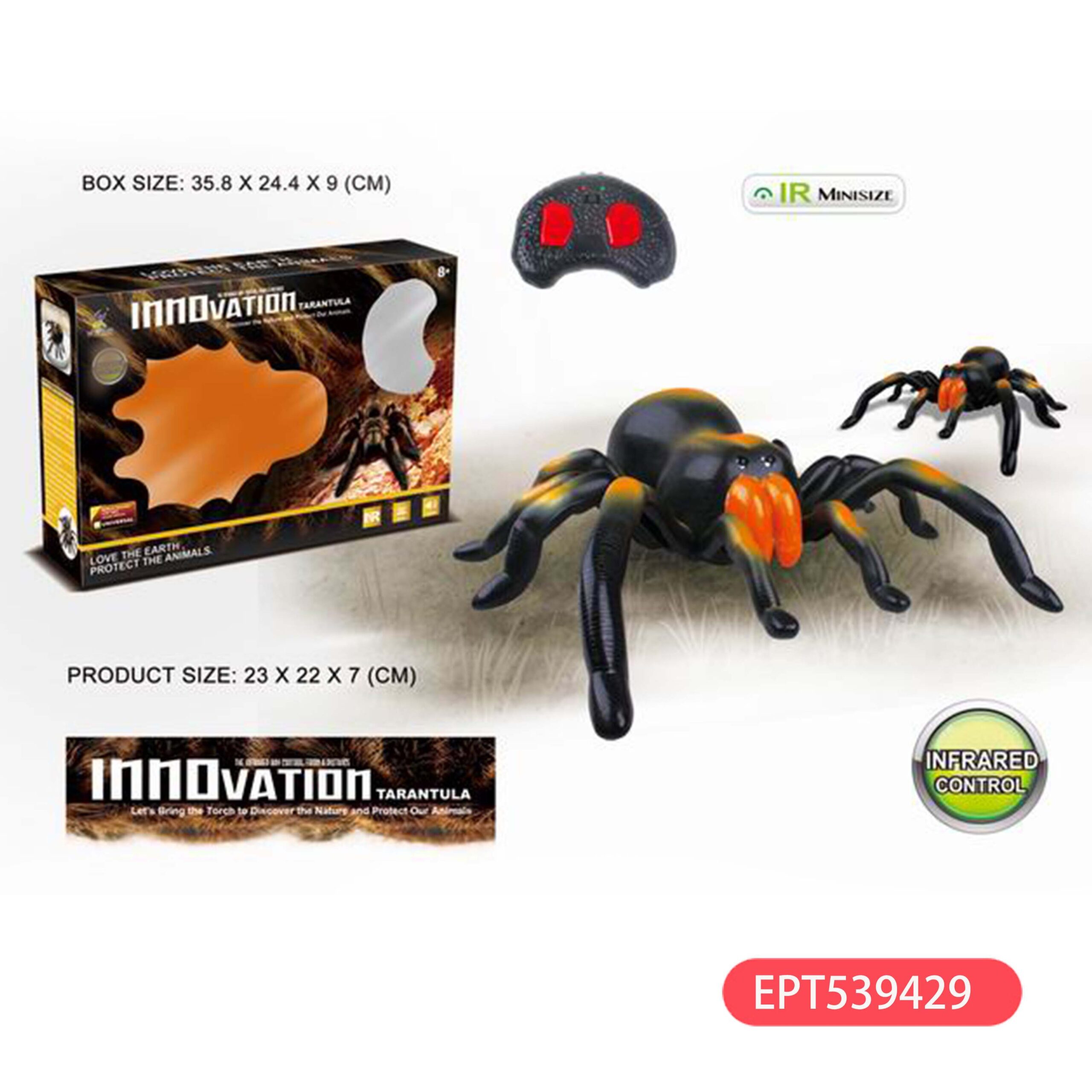 Infrared Remote Control Ant Insect Toy with Light Made of Durable Plastic Operates on Electric Power - Image 4