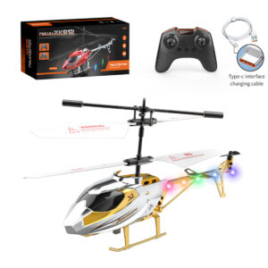 2.5 Funktionsferngesteuertes Hubschrauber- und Flugzeugspielzeug mit leichtem RC-Gyro-Metalllegierungsniveau für Anfänger