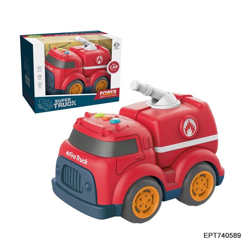 Toys Electric City Sanitation Series Green Freewheel Garbage Truck Car Toys for Boys with Light and Music - Bild 3