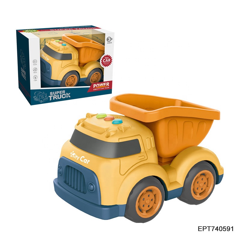 Toys Electric City Sanitation Series Green Freewheel Garbage Truck Car Toys for Boys with Light and Music - Bild 4