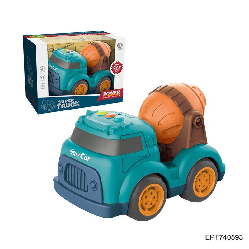 Toys Electric City Sanitation Series Green Freewheel Garbage Truck Car Toys for Boys with Light and Music - Bild 5
