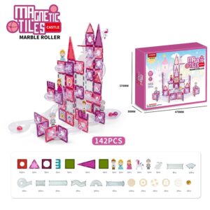 7.5Cm Magnetic Building Blocks Toys Magnetic Tiles Set 142Pcs
