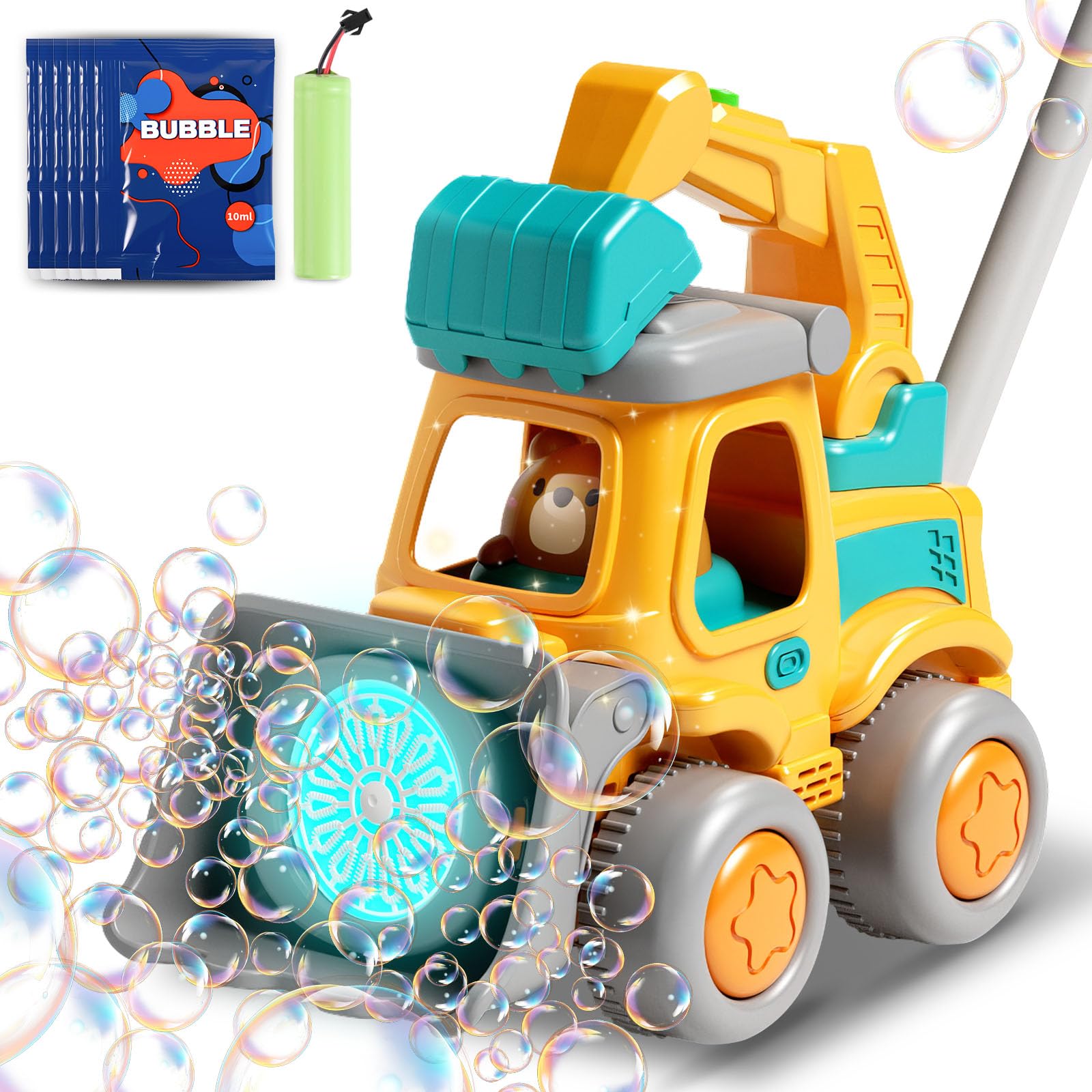 Bubble Toys for Kids Outdoor Cartoon Engineering Cart Toys Kids Bubble Machine Kids Birthday Present Party Party Toy - Bild 2
