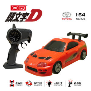 Anfängliches D 2,4G 1:64 Kunststoff-TOYOTA SUPRA Mini-Ferngesteuertes Auto mit Lichtern