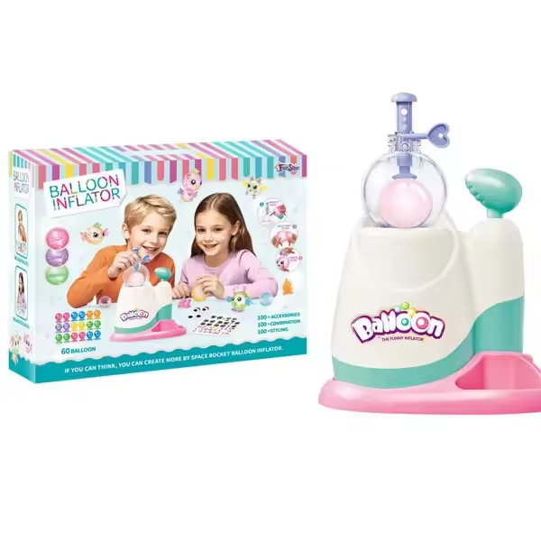 Artes criativas artesanato diy brinquedos de plástico para inflador de balão mágico novidade brinquedos educativos para crianças unissex e crianças