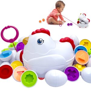 Spiel Spielzeug Eier Gemüse erkennen sensorische Eier passende Formen Babyspielzeug 0-12 Monate