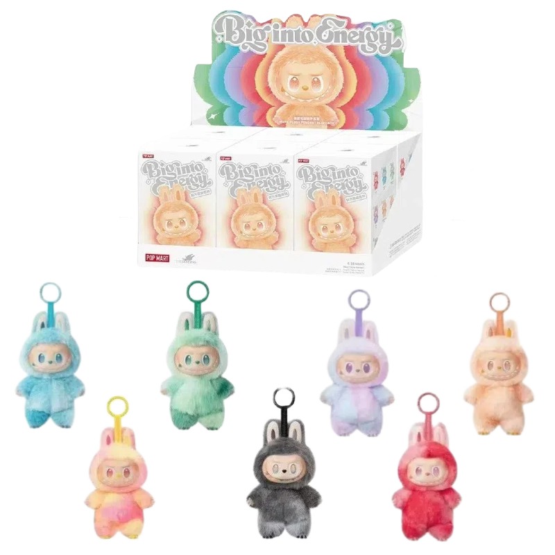 Atacado Pop Mart New Big Into Energy V3 Original 6 Conjunto de brinquedos Pcs Labubus