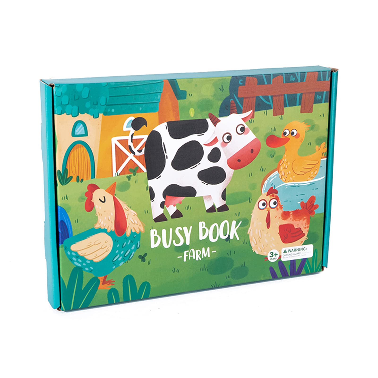 Trending Products New Early Learning Educational Toys Baby Busy Book Activity Farm Montessori Busy Book for Kids - Imagen 6