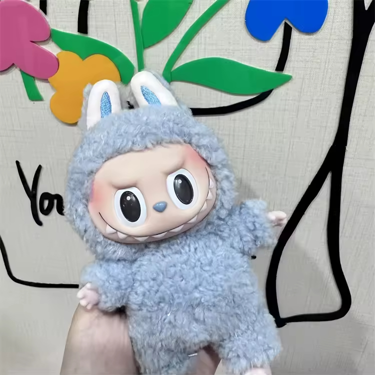 Pop Mart V3 – boîte aveugle, poupées, 6 pièces, figurines en peluche en vinyle, ensemble Labubu, vente en gros - Image 3