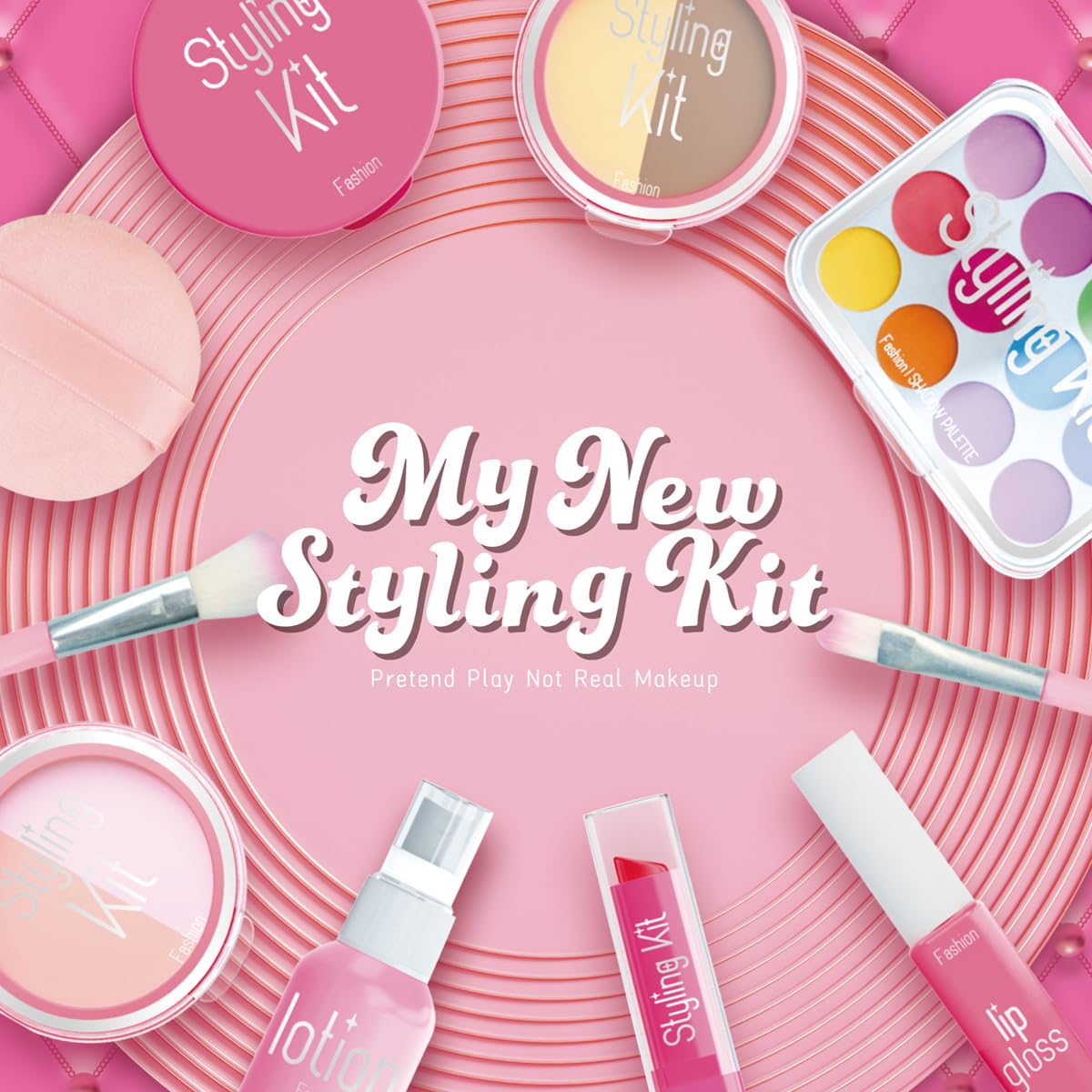 Mädchen Neue Simulation Kleid hochwertige Make -up -Spielzeugspiel -Set für Kinder Mädchen tun Spiele Kits Spielzeug für Kinder - Bild 7
