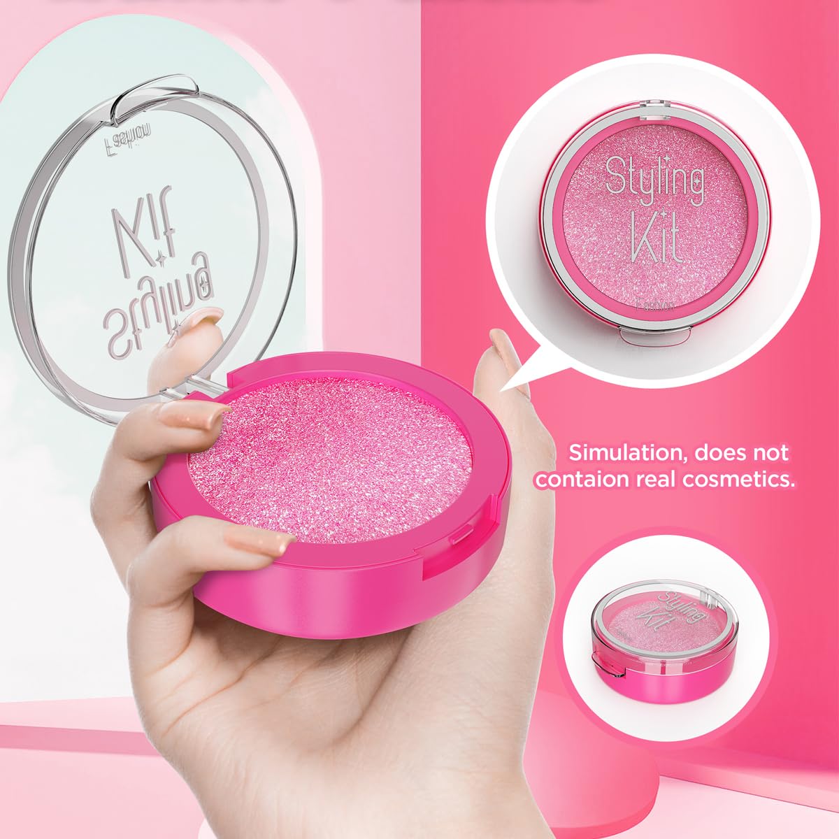 Mädchen Neue Simulation Kleid hochwertige Make -up -Spielzeugspiel -Set für Kinder Mädchen tun Spiele Kits Spielzeug für Kinder - Bild 3