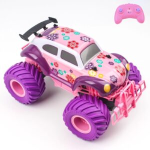 1/18 Coche teledirigido del color rosado que sube el vehículo todoterreno de alta velocidad