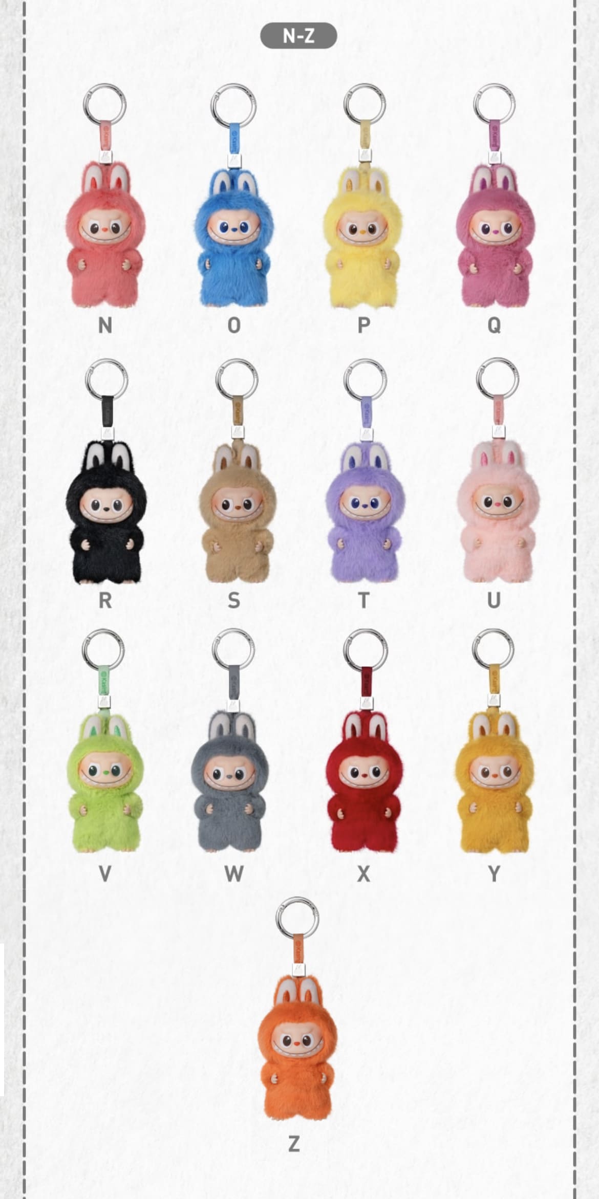 Venta al por mayor Pop Mart Labubu The Monsters N-Z Toy Blind Box Gift