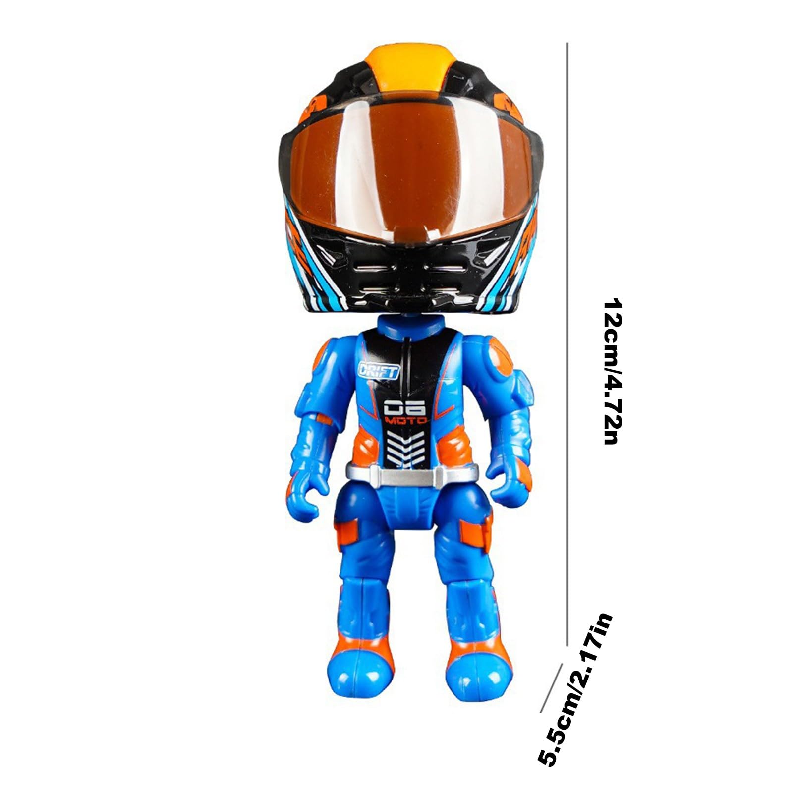 Diecast Toys Plastic Transforming Racing Drivers Toys Motorcycle Rider Figures for Kids - Bild 6