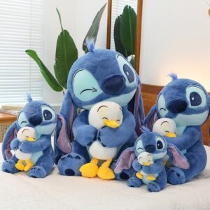30CM Disney Baby Lilo & Stitch Soft Huggable Stuffed Animal Cute Plush Toy for Toddler Boys and Girls, Gift for Kids, Blue Stitch