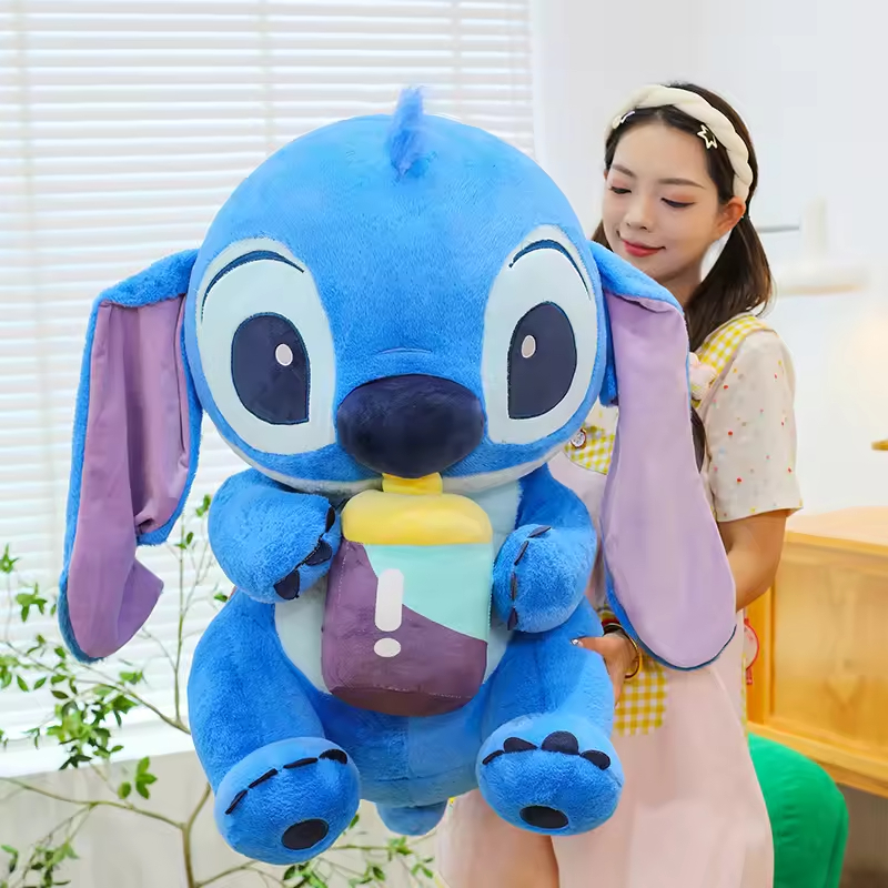 New Stitch Plush Toy Bottle Stitch Doll Large Doll Pillow Children's Birthday Gift Stuffed Plush Toys - Imagem 5