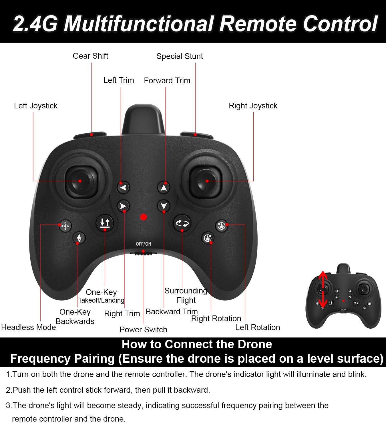 Airplane Toys Remote Control Wireless Foam Small Drone Foam Remote Control Airplanes RC Planes for Kids - Image 4