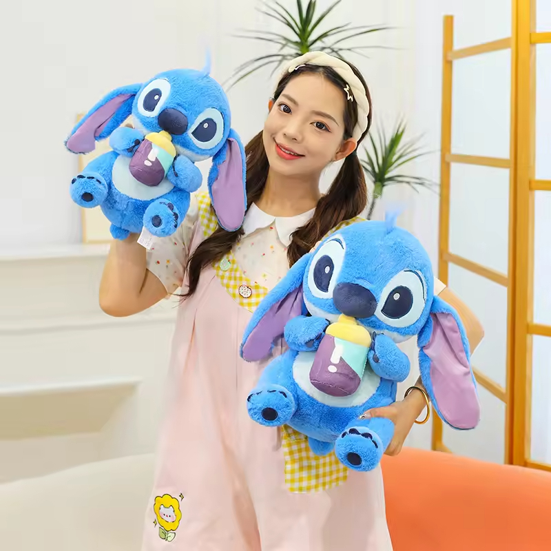New Stitch Plush Toy Bottle Stitch Doll Large Doll Pillow Children's Birthday Gift Stuffed Plush Toys - Imagem 3