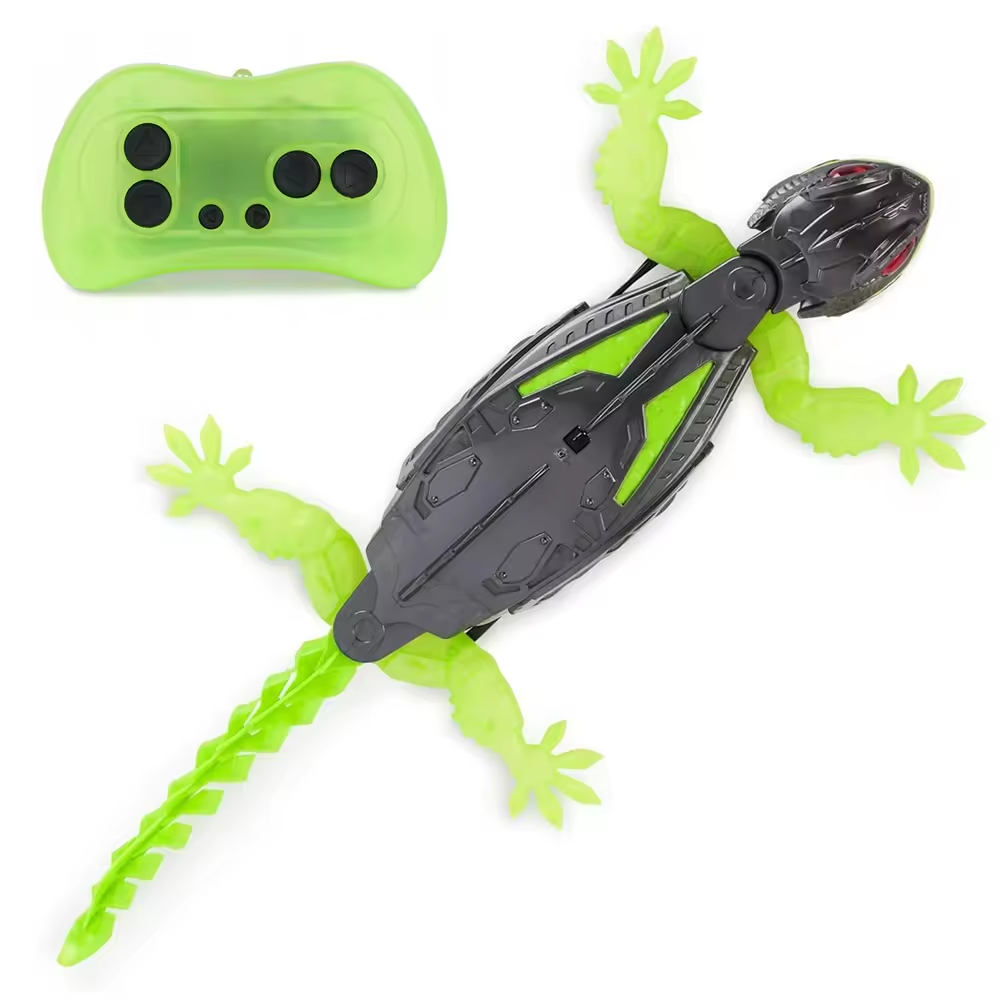 New IR Wall Crawler Gecko Rechargeable Infrared Remote Control Robot Toy Wall Climbing Gecko RC Toy - Imagem 3