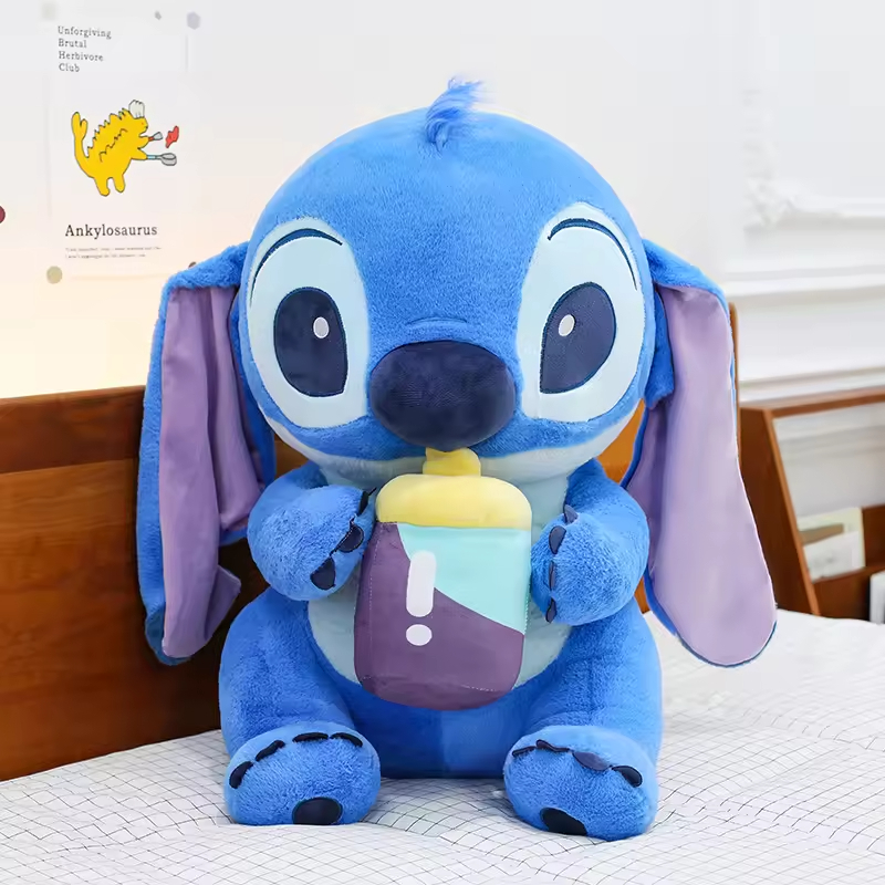 New Stitch Plush Toy Bottle Stitch Doll Large Doll Pillow Children's Birthday Gift Stuffed Plush Toys - Imagem 2
