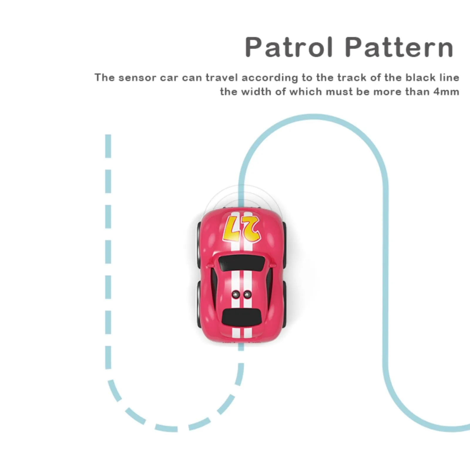 Remote Control Magic Induction Cartoon Car with Intelligent Gesture Sensing Mini Electric Vehicle Rc Car Toy - Imagen 4