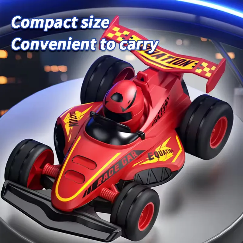 Wholesale Magnetic Formula Racing Car Magnetic Helmet Vehicle Inertia Mini Car Toy for Kids - Imagen 2