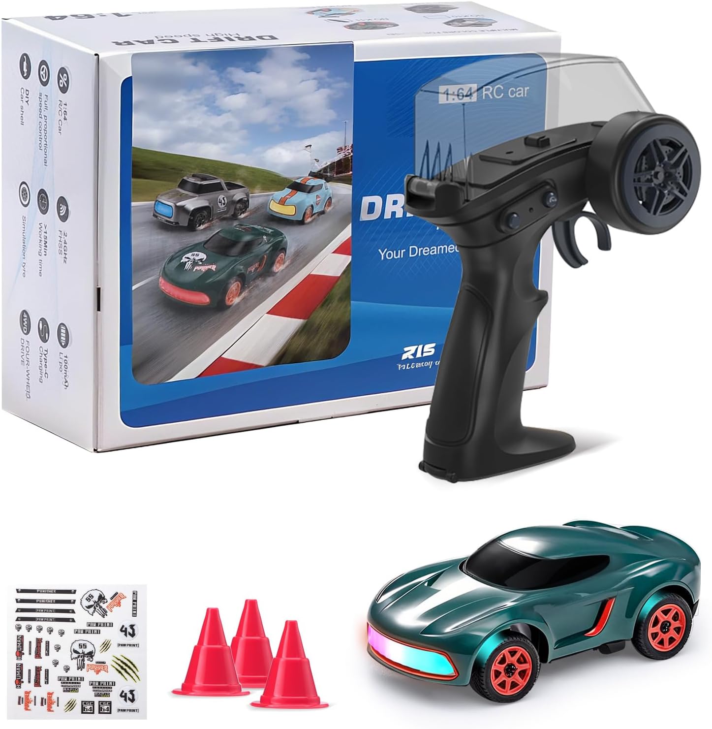 Mini RC Drift Car