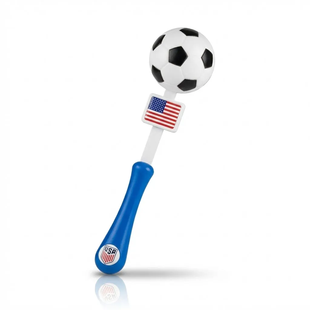 Vibrantes accesorios de equipo de ventilador con diseño de bandera del equipo nacional de mano para partidos de la Copa del Mundo, palos de animación para hacer ruido en el fútbol - Imagen 6