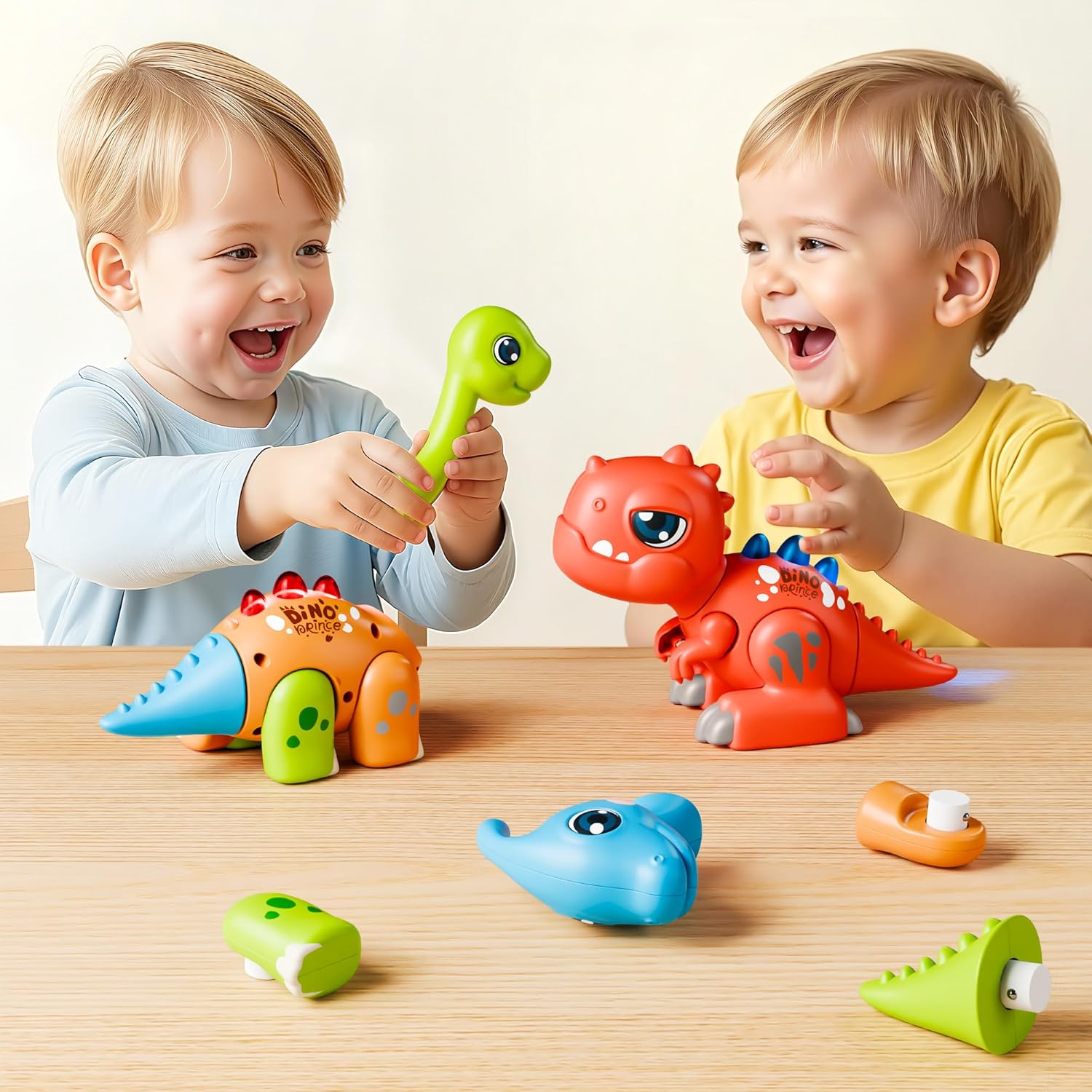 Creative STEM Learning Toddler Easy Assembly Light Roars Sound Educational Take Apart Dinosaur Toy - Image 5