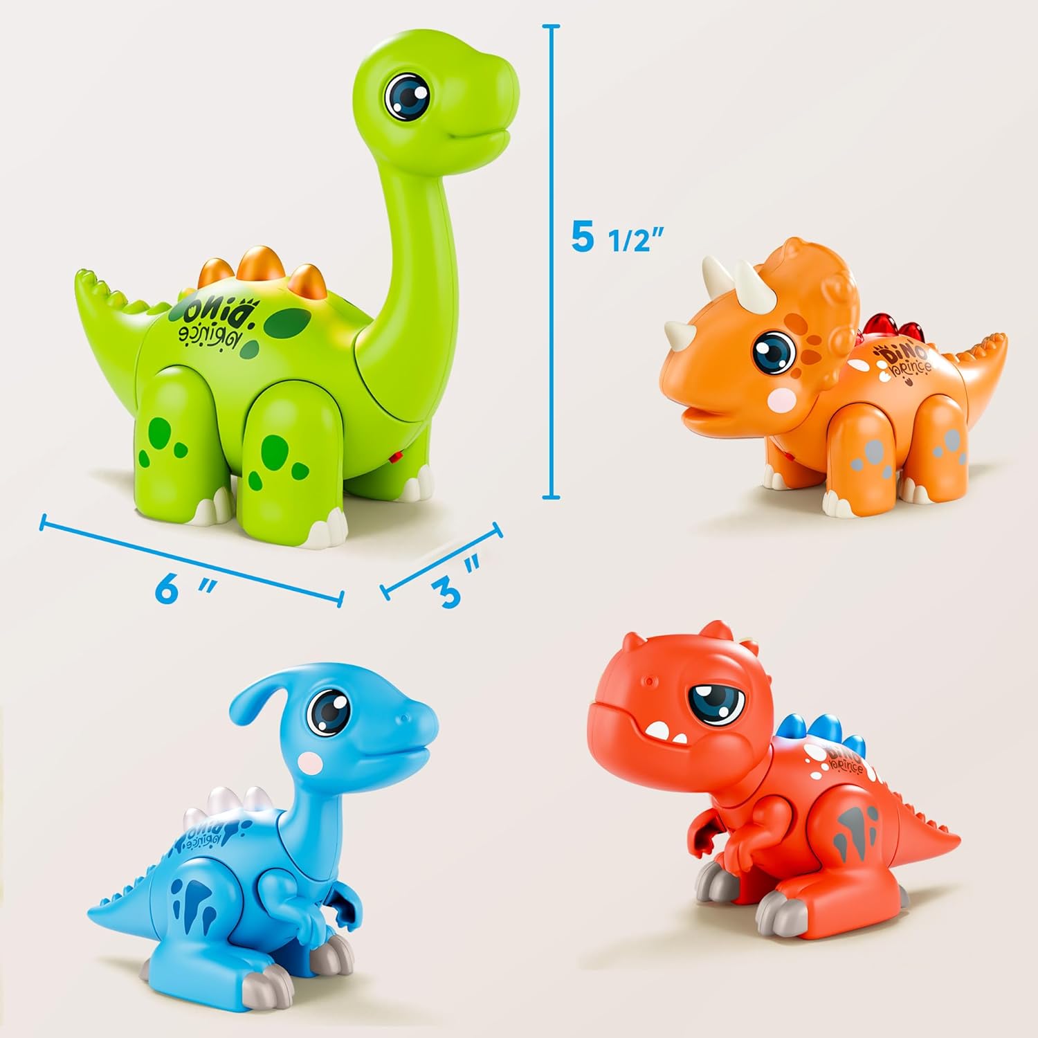 Creative STEM Learning Toddler Easy Assembly Light Roars Sound Educational Take Apart Dinosaur Toy - Image 4