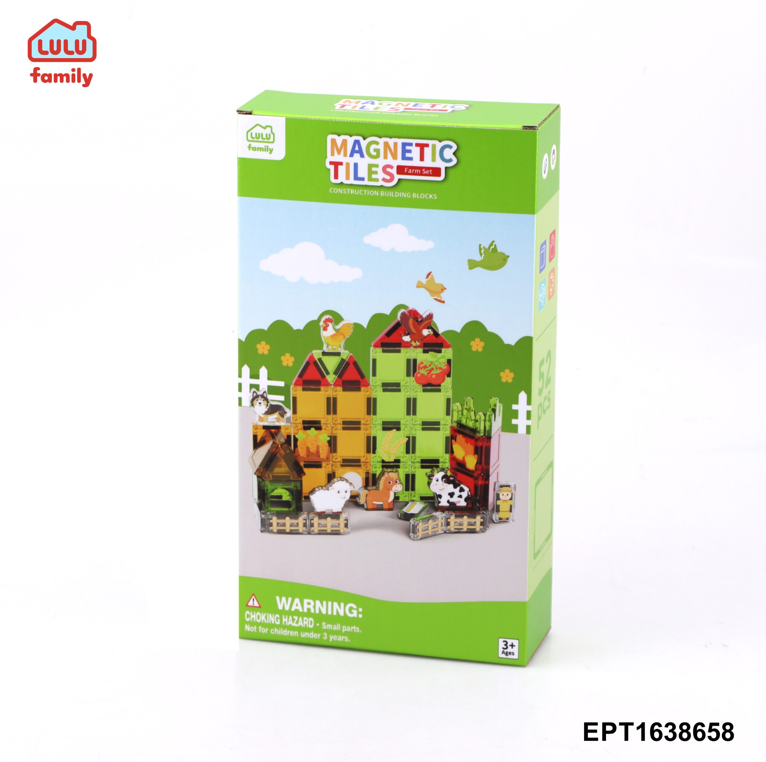 2026 Quantidade mínima de chegada nova 1 Dropshipping Wholesale Creative Kids Educational Construction Blocks Magnetic Tiles Set - Imagem 2